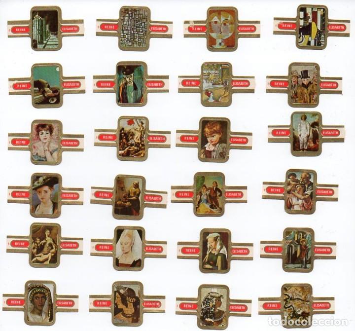 Vitolas de colecci&oacute;n: Vitolas. Serie Completa Reine Elisabeth - Evoluci&oacute;n de la Pintura, 24 vitolas