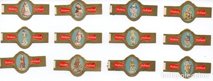 Vitolas de colecci&oacute;n: Vitolas. Serie completa Hudson - Porcelanas, 12 vitolas
