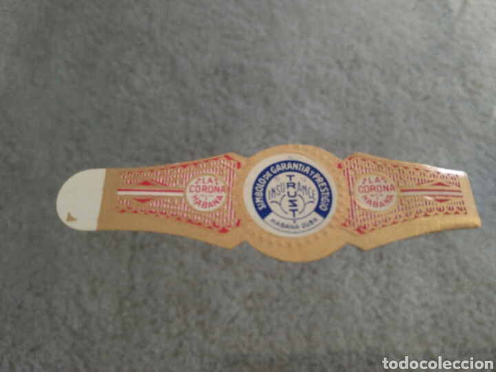 Vitolas de colecci&oacute;n: C- vitola La Corona Habana Cuba. Trust Insurance. Simbolo de garant&iacute;a y prestigio