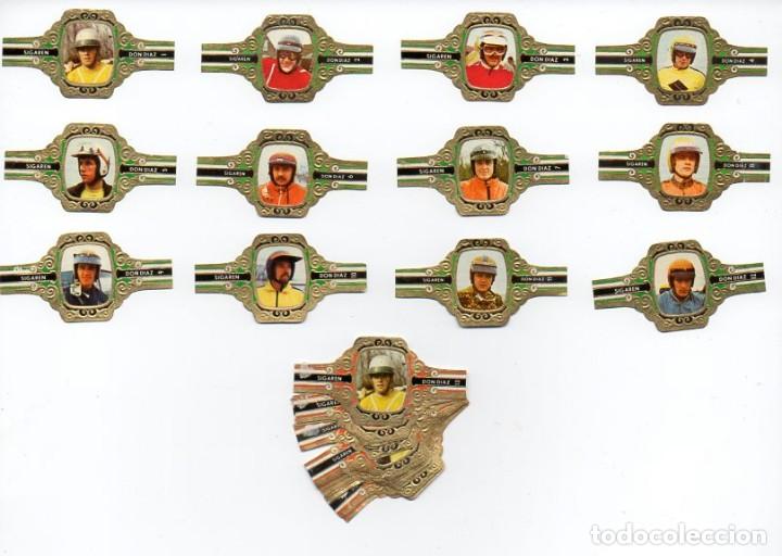 Vitolas de colecci&oacute;n: Vitolas, Serie Don D&iacute;az - Corredores de Motocross, 24 vitolas