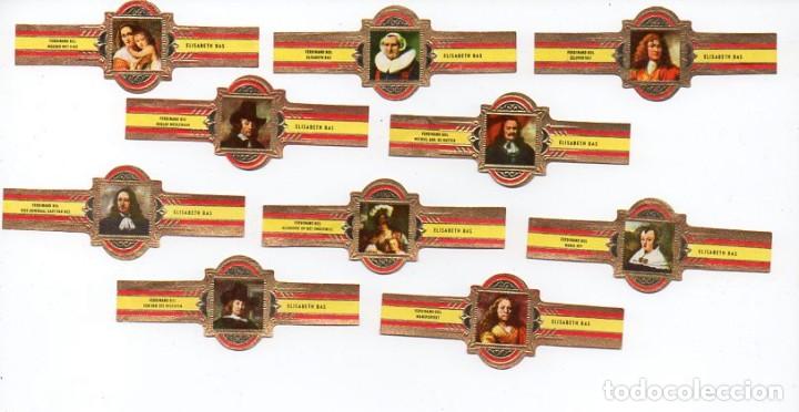 Vitolas de colecci&oacute;n: Vitolas. Serie completa Elisabeth Bas - Fernando Bol (Fragmentos), serie A, 10 vitolas