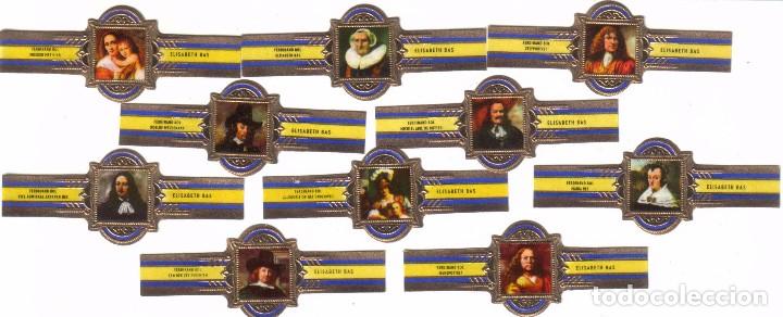 Vitolas de colecci&oacute;n: Vitolas. Serie completa Elisabeth Bas - Fernando Bol (Fragmentos), serie D, 10 vitolas