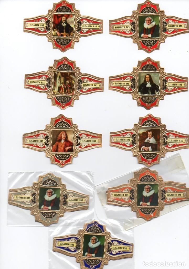 Vitolas de colecci&oacute;n: Vitolas. Serie completa Elisabeth Bas - Fernando Bol (Fragmentos), serie B, 6 vitolinas