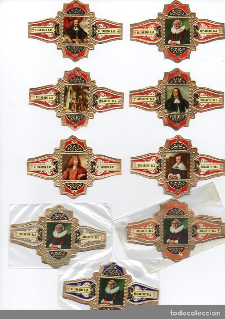 Vitolas de colecci&oacute;n: Vitolas. Serie completa Elisabeth Bas - Fernando Bol (Fragmentos), serie D, 6 vitolinas