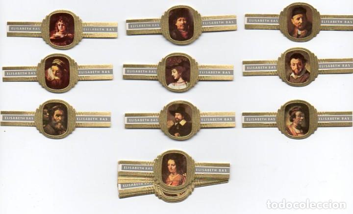 Vitolas de colecci&oacute;n: Vitolas. Serie completa Elisabeth Bas - Rembrandt (fragmentos), serie C, 24 vitolas