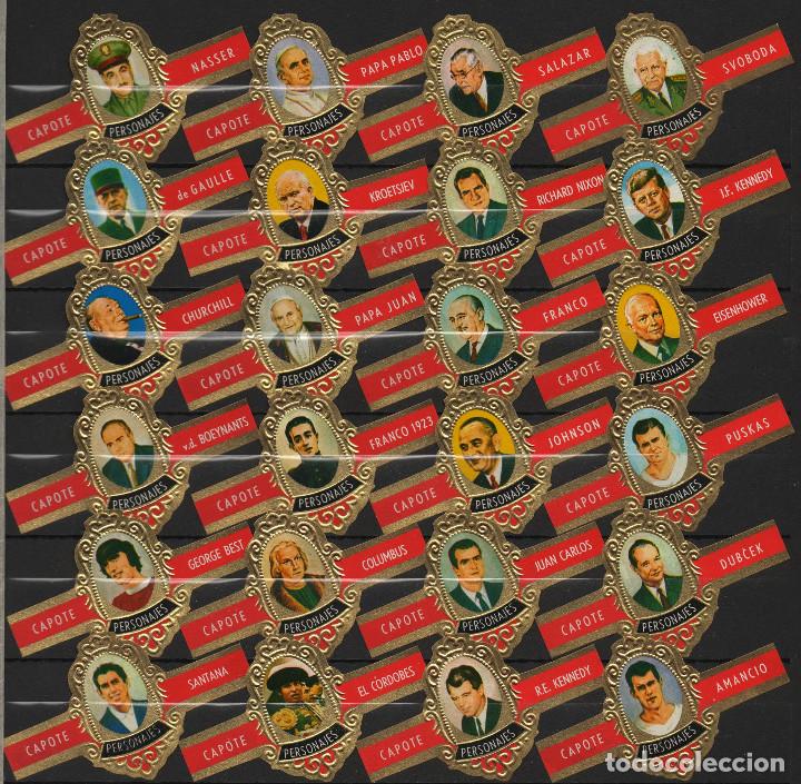 Vitolas de colecci&oacute;n: Vitolas. Serie Pedro Capote - Personajes A. 24 vitolas.