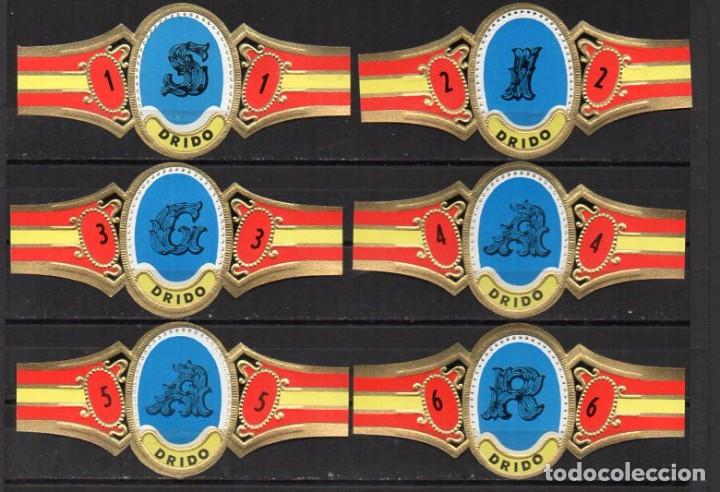 Bagues de cigare de collection: Vijosefa. Drido - Anagrama. 6 vitolinas.