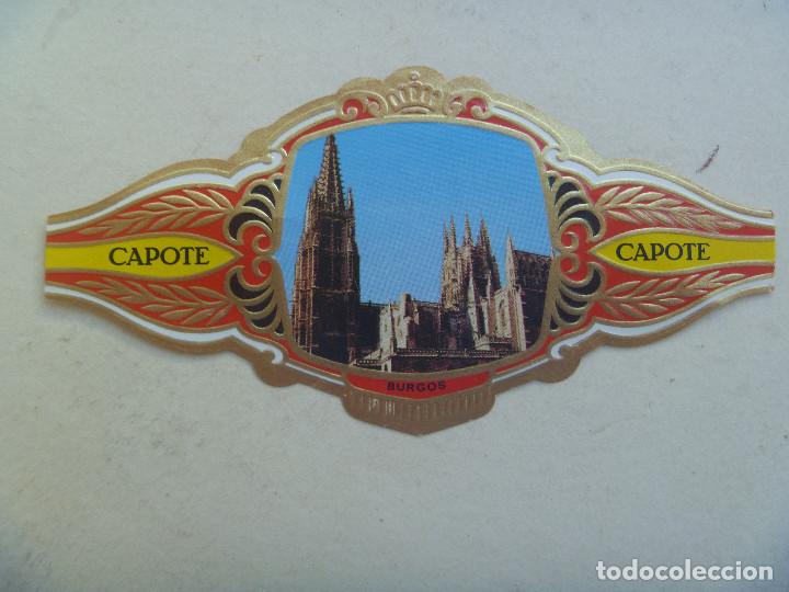 Vitolas de colecci&oacute;n: VITOLA DE PUROS CAPOTE : BURGOS , CATEDRAL