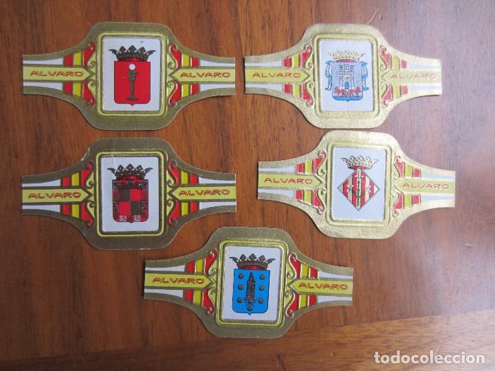 Vitole di collezione: LOTE DE 5 VITOLAS ESCUDOS PROVINCIAS DE ESPA&Ntilde;A-CUENCA-ALAVA-LERIDA-JAEN-CORU&Ntilde;A
