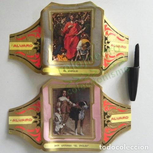 Vitolas de colecci&oacute;n: 2 &euro; CADA VITOLA - SERIE CUADROS DE PINTORES ESPA&Ntilde;OLES - VEL&Aacute;ZQUEZ / EL GRECO - TABACOS &Aacute;LVARO - ARTE