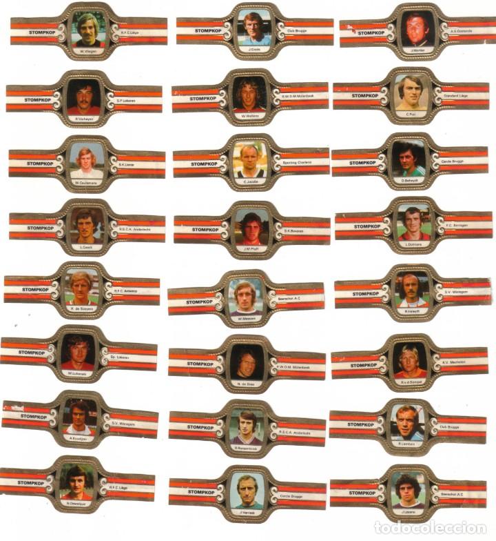 Vitolas de colecci&oacute;n: Vitolas. Serie Stompkop, Futbolistas, serie 4. 24 vitolas.