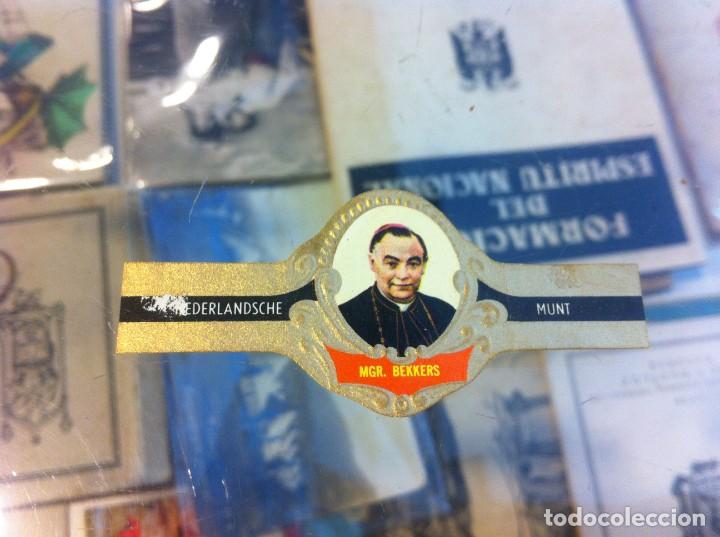 Bagues de cigare de collection: VITOLA (NEDERLANDSCHE MUNT) MEDIDAS 6,5 x 3cm. BEKKERS. GRANDES HOMBRES Y TIRANOS. GROTE MANNEN