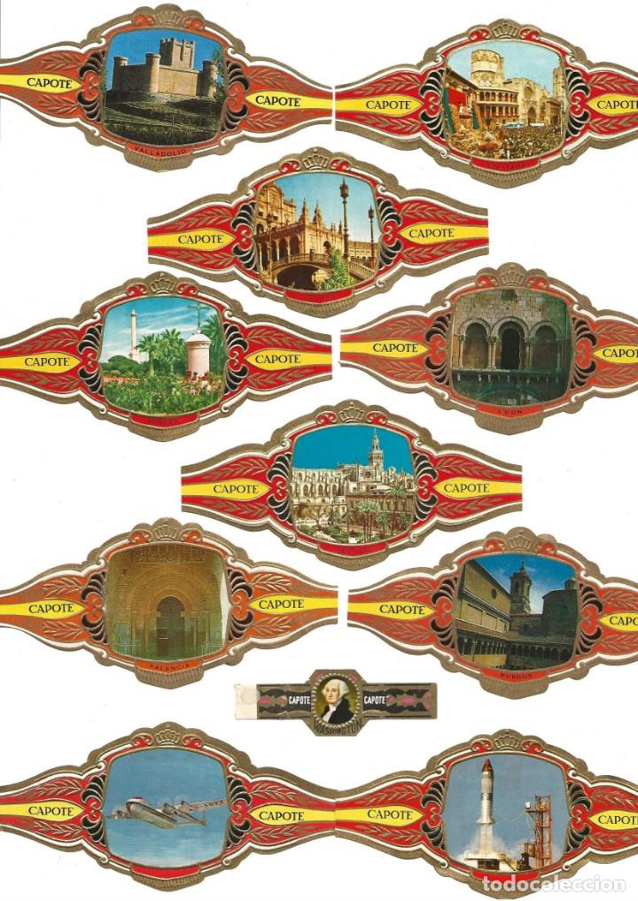 Vitolas de colecci&oacute;n: LOTE 10 VITOLAS CAPOTE - Foto 1