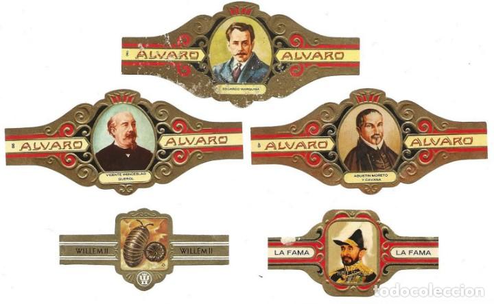 Vitolas de colecci&oacute;n: LOTE 5 VITOLAS VARIADAS - Foto 1