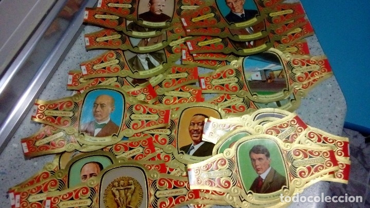 Vitolas de colecci&oacute;n: VITOLAS SERIE PREMIOS NOBEL SURTIDO: PAZ, QUIMICA, FISICA, LITERATURA LOTE DE 29 UDS. PUROS ALVARO