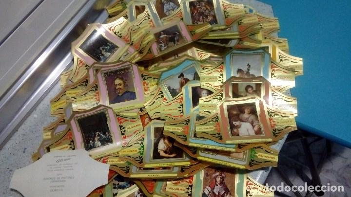 Vitolas de colecci&oacute;n: VITOLAS SERIE CUADROS DE PINTORES VARIAS SERIES LOTE DE 98 UDS. PUROS ALVARO