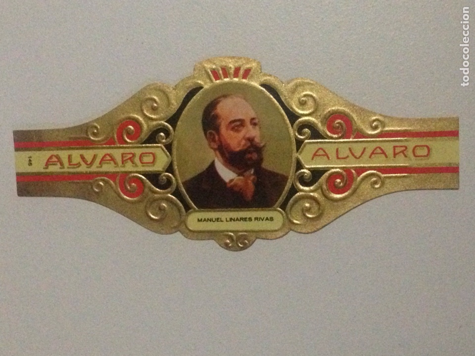 Collection cigar bands: Vitola alvaro n146,manuel linares rivas.