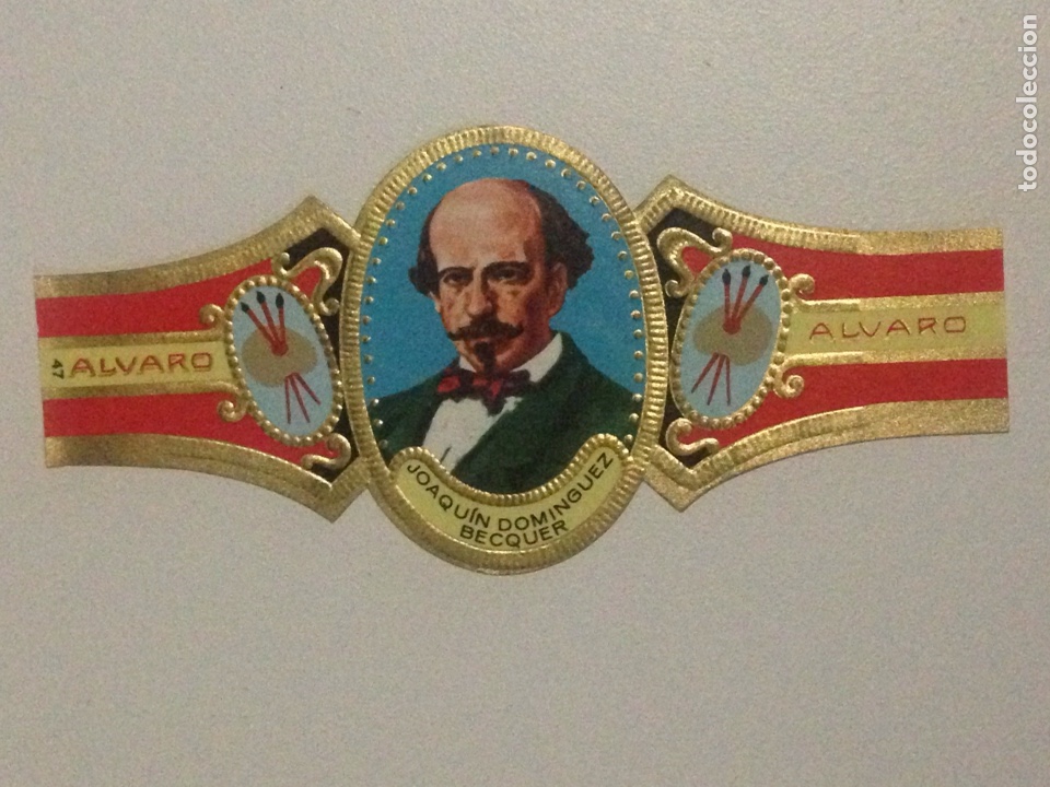 Collection cigar bands: Vitola alvaro n47,juaquin dominguez becquer.