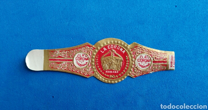 Vitolas de colecci&oacute;n: VITOLA LA CORONA. HABANA. CUBA. ENVIO INCLUIDO EN EL PRECIO.