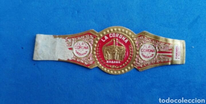 Vitolas de colecci&oacute;n: VITOLA. LA CORONA. HABANA. CUBA.