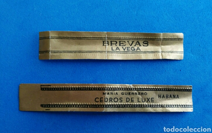 Vitolas de colecci&oacute;n: VITOLAS. BREVAS LA VEGA Y CEDROS DE LUXE. CUBA. ENVIO INCLUIDO EN EL PRECIO.