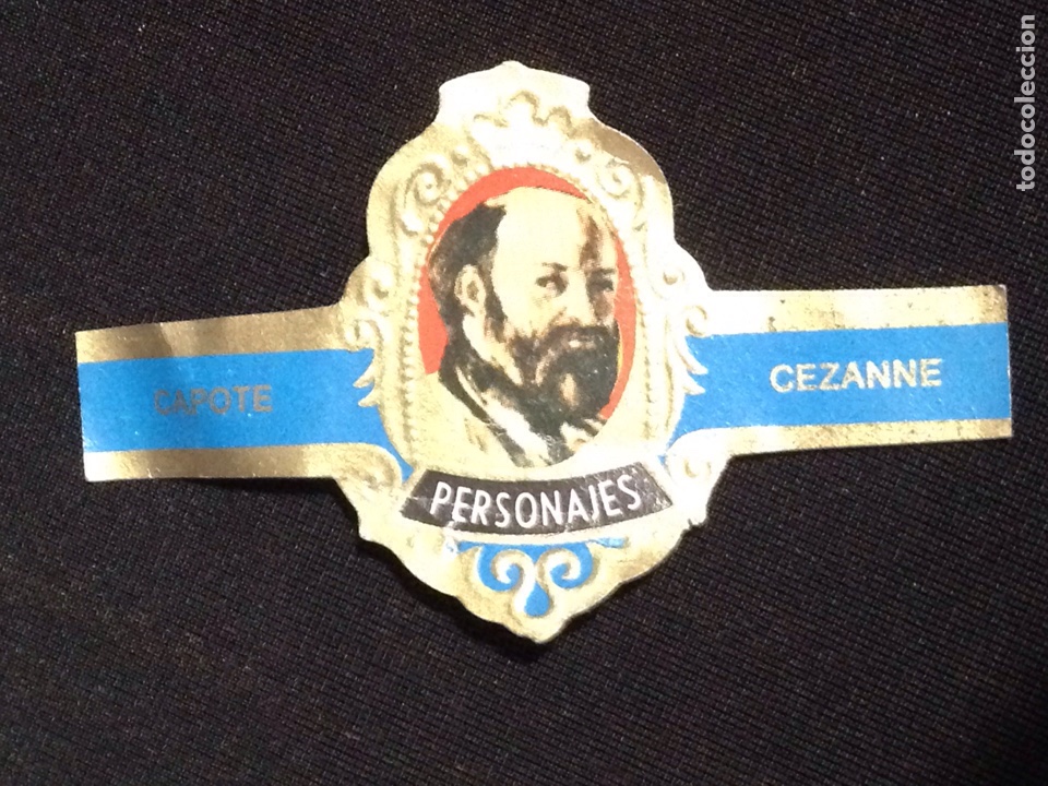 Bagues de cigare de collection: Vitola-tabacos Capote S.A.,Personajes-Cezanne.