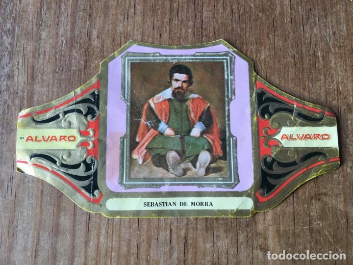 Vitolas de colecci&oacute;n: R5493 VITOLA ALVARO SEBASTIAN DE MORRA TABACOS VELAZQUEZ CUADRO PINTORES SERIE II