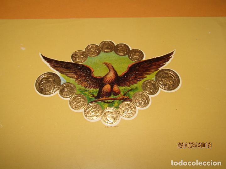 Vitolas de colecci&oacute;n: Habilitaci&oacute;n VISTA EXTERIOR Tabacos Cuba Habana - Litografiada y Dorada