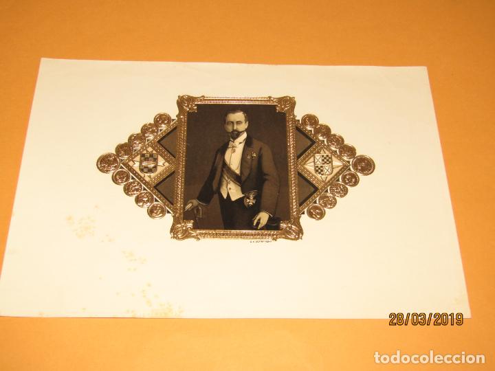 Vitolas de colecci&oacute;n: Habilitaci&oacute;n VISTA INTERIOR Tabacos Cuba Habana - Litografiada y Dorada