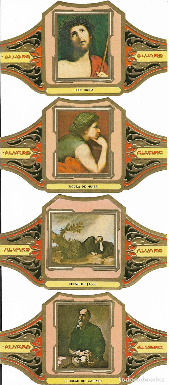 Vitolas de colecci&oacute;n: ALVARO - SERIE II CUADROS DE PINTORES ESPA&Ntilde;OLES (RIBERA) - SERIE COMPLETA 12 VITOLAS GRANDES