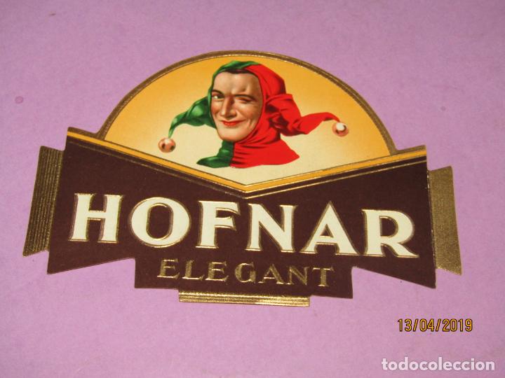 An&eacute;is de charuto de cole&ccedil;&atilde;o: Antigua Habilitaci&oacute;n de F&aacute;brica de Tabacos HOFNAR Litograf&iacute;a y Estampaci&oacute;n en Oro