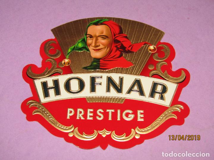 An&eacute;is de charuto de cole&ccedil;&atilde;o: Antigua Habilitaci&oacute;n de F&aacute;brica de Tabacos HOFNAR Litograf&iacute;a y Estampaci&oacute;n en Oro