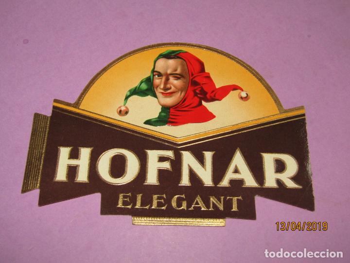 An&eacute;is de charuto de cole&ccedil;&atilde;o: Antigua Habilitaci&oacute;n de F&aacute;brica de Tabacos HOFNAR Litograf&iacute;a y Estampaci&oacute;n en Oro