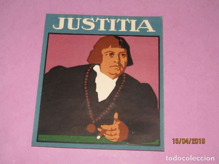 An&eacute;is de charuto de cole&ccedil;&atilde;o: Antigua Habilitaci&oacute;n PAPELETA de F&aacute;brica de Tabacos con JUSTITIA Litograf&iacute;a
