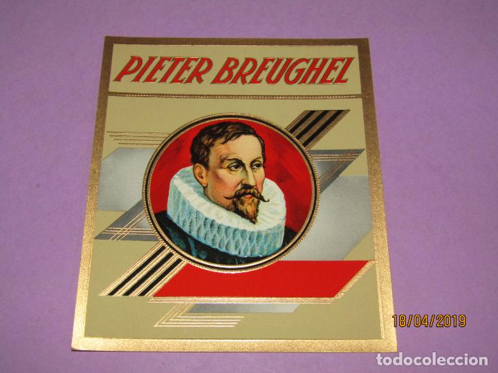 Collection cigar bands: Antigua Litograf&iacute;a Habilitaci&oacute;n PAPELETA F&aacute;brica Tabacos con PIETER BREUGHEL Estampados y Oro