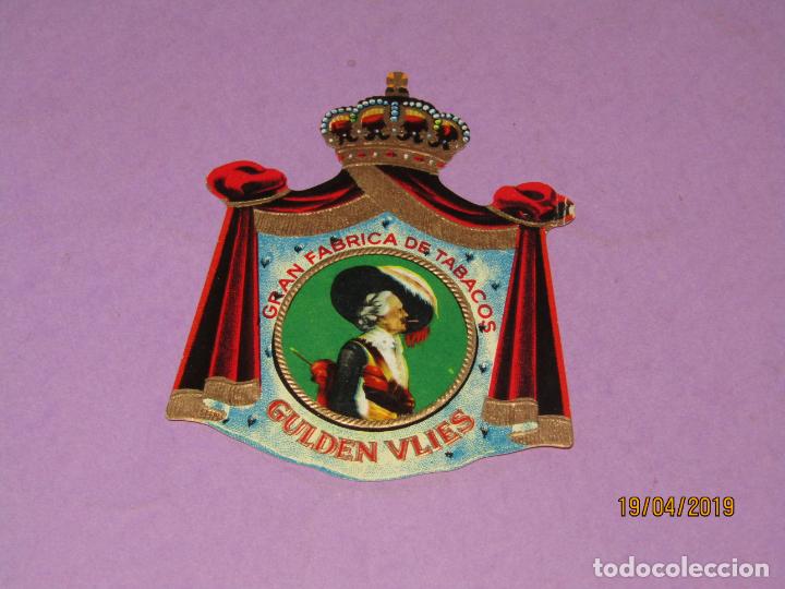 Sammlung von Banderolen: Antigua Habilitaci&oacute;n en Litograf&iacute;a TAPACLAVOS Tabacos con GULDEN VLIES Estampaci&oacute;n en Oro