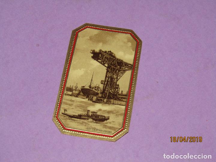 An&eacute;is de charuto de cole&ccedil;&atilde;o: Antigua Habilitaci&oacute;n TAPACLAVOS en Litograf&iacute;a de Tabacos con Estampados en Oro