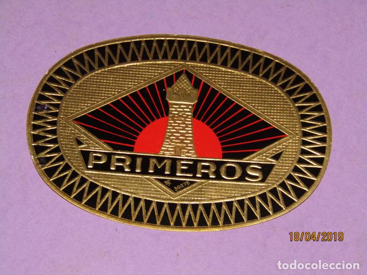 An&eacute;is de charuto de cole&ccedil;&atilde;o: Antigua Habilitaci&oacute;n TAPACLAVOS en Litograf&iacute;a de Tabacos con PRIMEROS Estampados en Oro