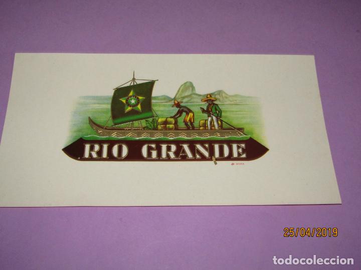 Sammlung von Banderolen: Antigua Habilitaci&oacute;n en Litograf&iacute;a de Tabacos con RIO GRANDE Estampados en Oro