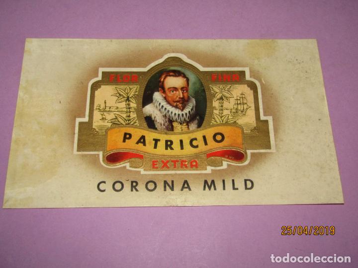Sammlung von Banderolen: Antigua Habilitaci&oacute;n en Litograf&iacute;a de Tabacos con PATRICIO Estampados en Oro