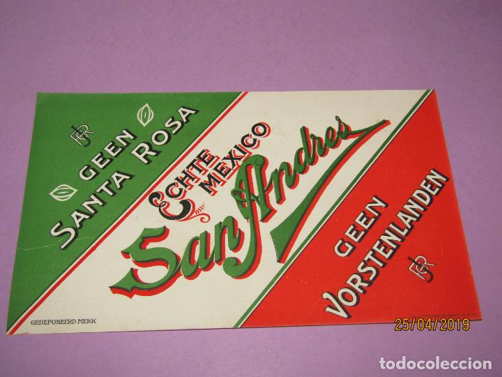 Collection cigar bands: Antigua Habilitaci&oacute;n en Litograf&iacute;a de Tabacos con SANTA ROSA Estampados en Oro