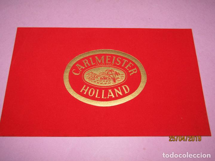 Collection cigar bands: Antigua Habilitaci&oacute;n en Litograf&iacute;a de Tabacos con CARLMEISTER Estampados en Oro