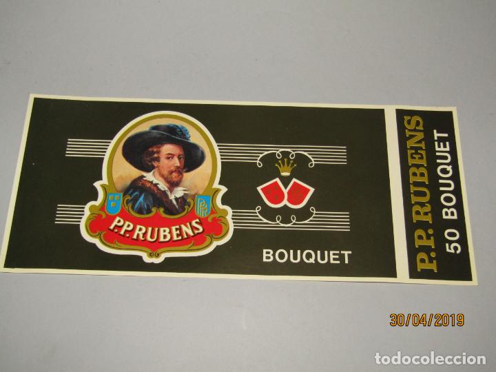 Collection cigar bands: Antigua Habilitaci&oacute;n en Litograf&iacute;a de Tabacos con P. P. RUBENS