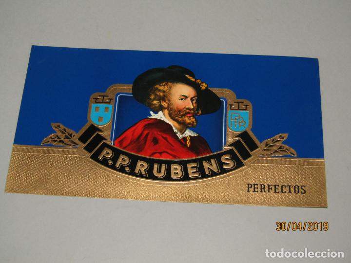 Collection cigar bands: Antigua Habilitaci&oacute;n en Litograf&iacute;a de Tabacos con P. P. RUBENS Estampados en Oro