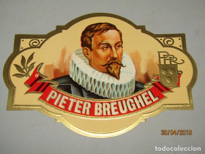 Collection cigar bands: Antigua Habilitaci&oacute;n en Litograf&iacute;a de Tabacos con PIETER BREUGHEL Estampados en Oro