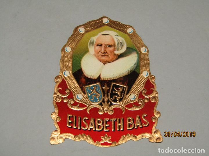 Sammlung von Banderolen: Antigua Habilitaci&oacute;n en Litograf&iacute;a de Tabacos con ELISABETH BAS Estampados en Oro