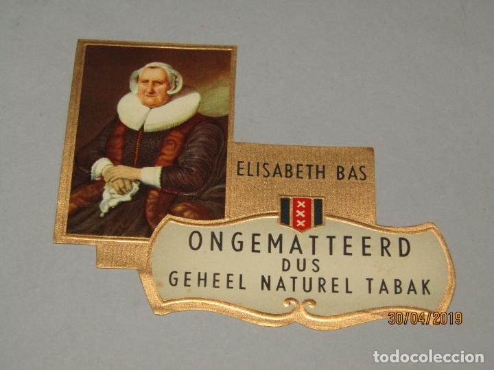 Sammlung von Banderolen: Antigua Habilitaci&oacute;n en Litograf&iacute;a de Tabacos con ELISABETH BAS Estampados en Oro