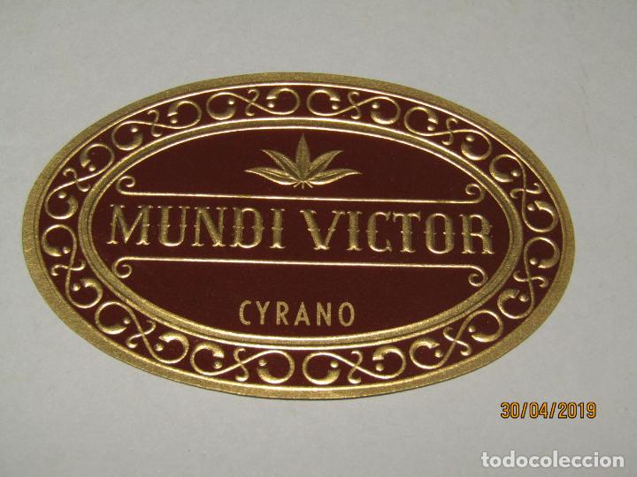 Sammlung von Banderolen: Antigua Habilitaci&oacute;n en Litograf&iacute;a de Tabacos con MUNDI VICTOR