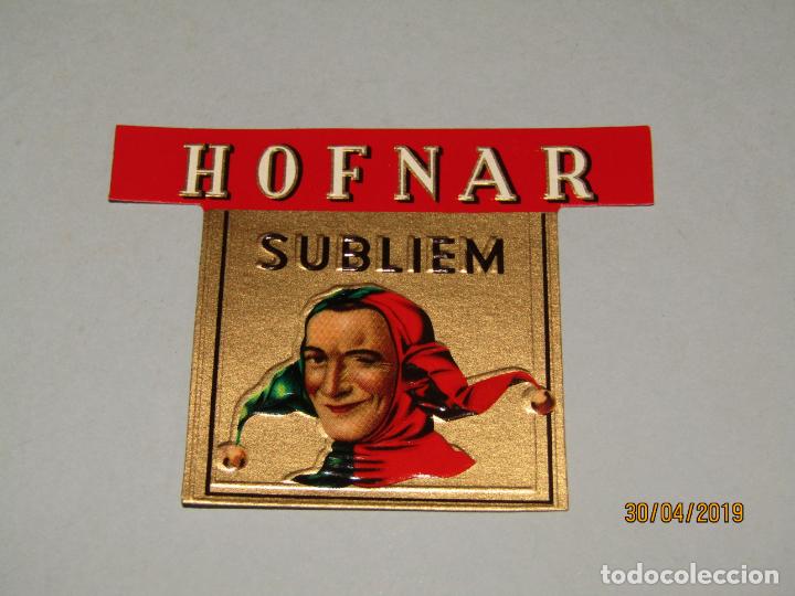 Sammlung von Banderolen: Antigua Habilitaci&oacute;n en Litograf&iacute;a de Tabacos con HOFNAR Estampados en Oro
