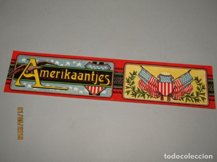 Bagues de cigare de collection: Antigua Habilitaci&oacute;n en Litograf&iacute;a Tabacos con AMERIKAANTJES